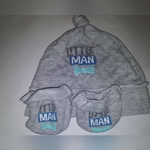 Baby hat and mittens